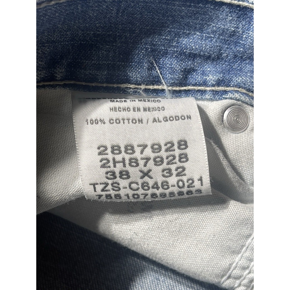 Vintage Lee Dungarees‎ Carpenter Jeans Mens Baggy Skater Work 38X32 - Picture 3 of 5